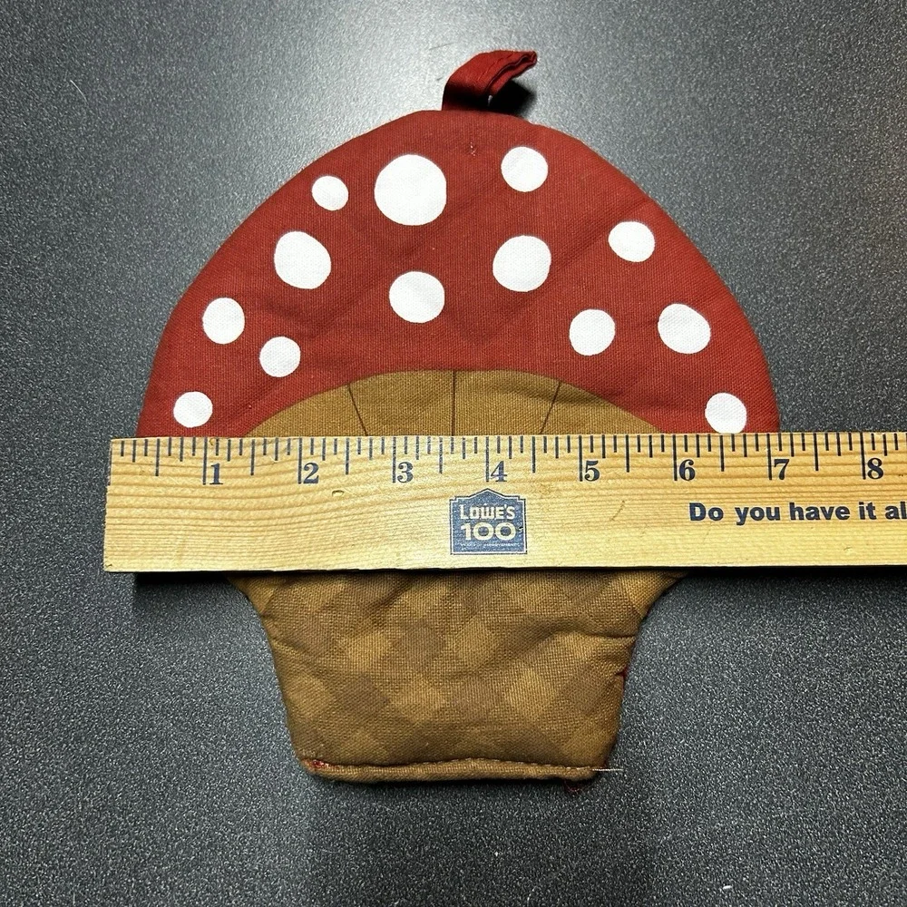 Vintage Retro Mushroom Oven Mitt‎ Hot Pad